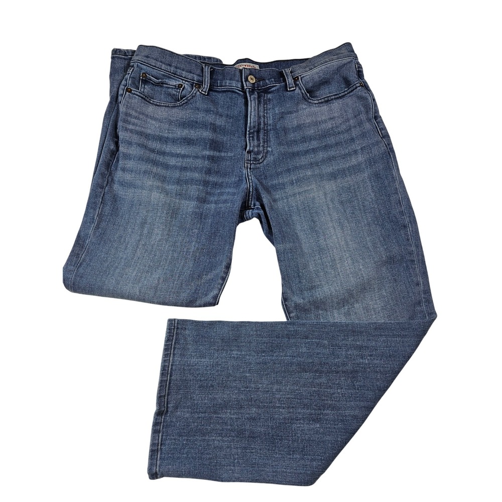 Lucky Brand Mens Straight Leg Blue Denim Jeans Medium Wash 34x30